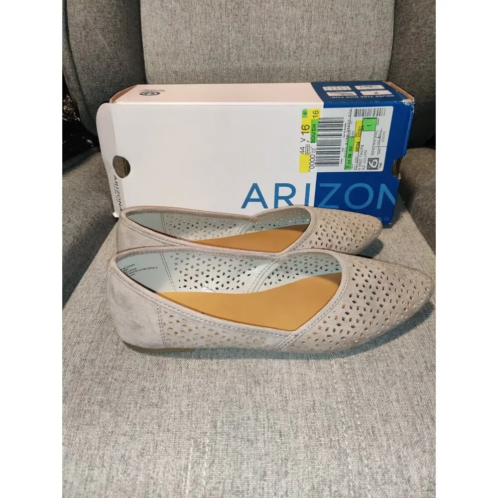 Arizona AZ Julian Taupe Women's Size 9 Flat Style Shoes